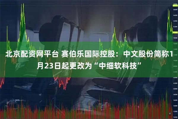 北京配资网平台 赛伯乐国际控股：中文股份简称1月23日起更改为“中细软科技”