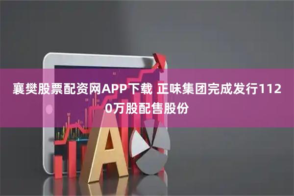 襄樊股票配资网APP下载 正味集团完成发行1120万股配售股份